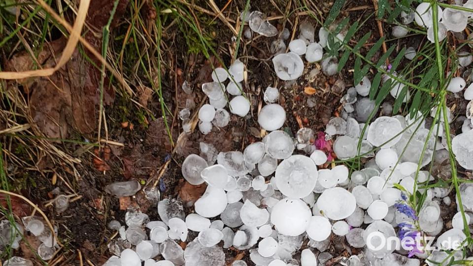 Schweres Unwetter in der nördlichen Oberpfalz. Stefania Angelo