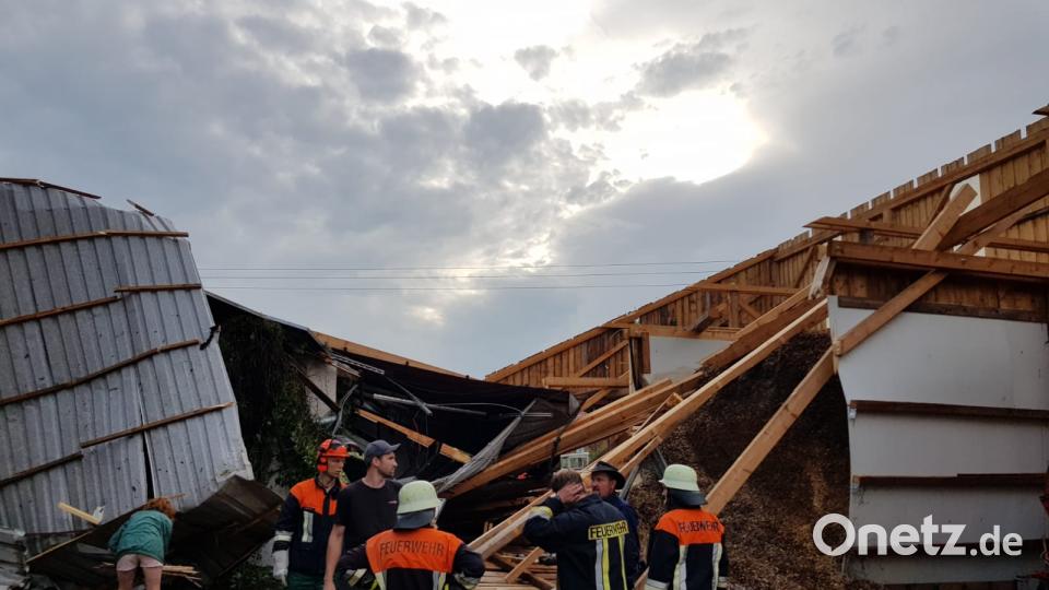 Unwetter in Waldmünchen Feuerwehr Waldmünchen
