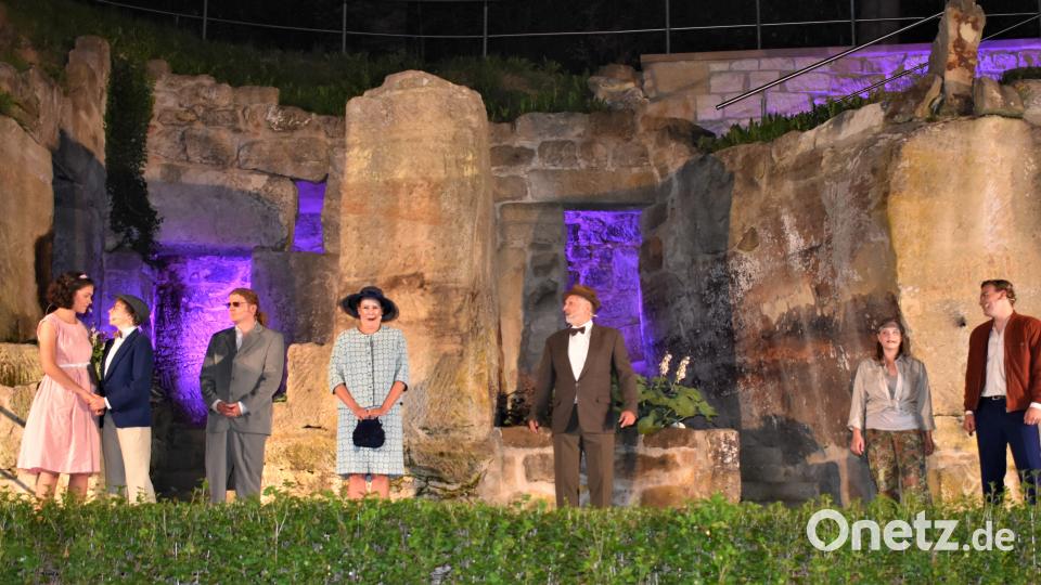 Die Akteure des LTO geben ihr Debüt beim Sommernachtstraum auf der Naturbühne am Schönberg. rgr