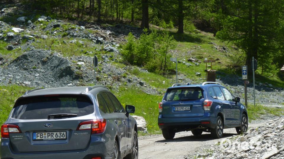 Auf Naturstraßen sind die japanischen Allrader in ihrem Element. Berthold Zeitler