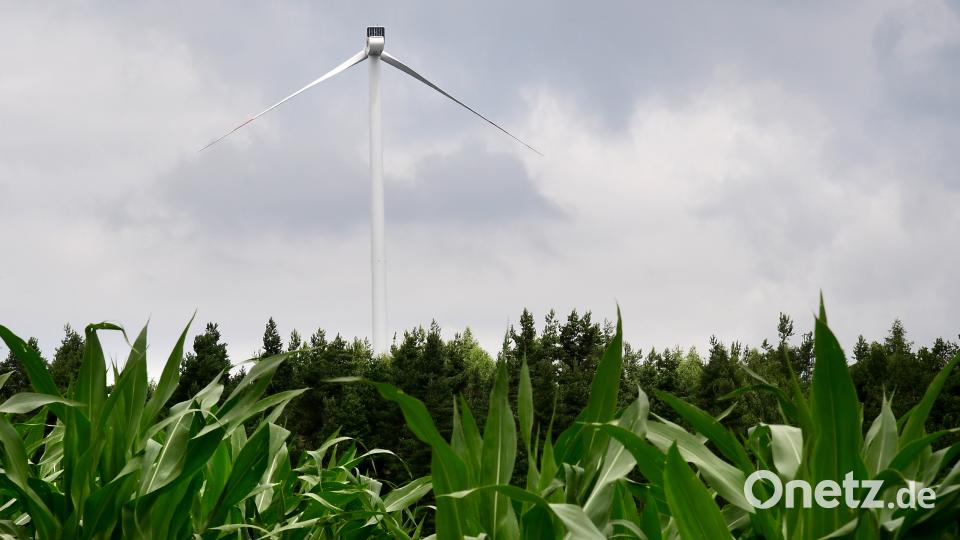 Eigentlich sollte sich der riesige Rotor der Windkraftanlage bei Gebenbach drehen. Seit einiger Zeit aber liegt er am Boden, um repariert zu werden. Ein Blitzschlag hat ein großes Loch hinterlassen, das erst einmal geflickt werden muss. Nach Aussage von Erich Wust, dem Geschäftsführer der Betreiberfirma, kann sich das bis zu zwei Wochen hinziehen. Petra Hartl