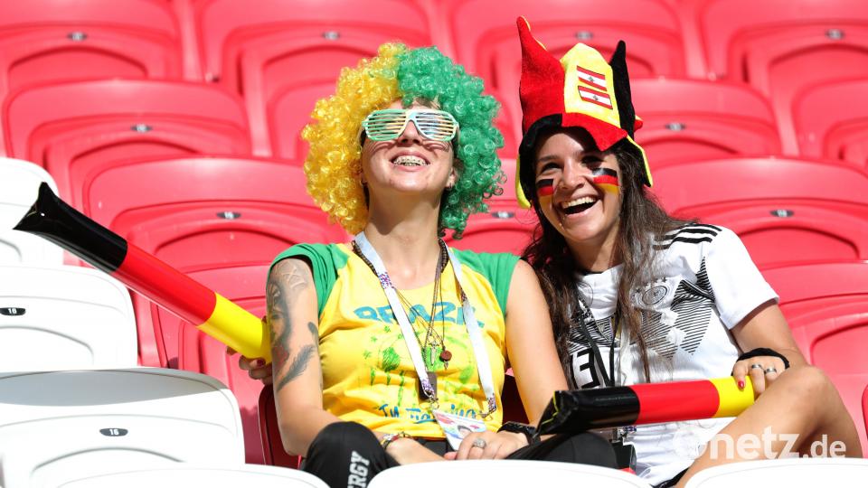 Südkorea gegen Deutschland: Die Fans bereiten sich auf ein spannendes Spiel vor. Christian Charisius/dpa