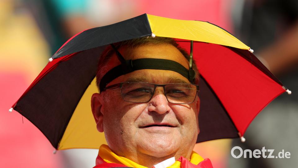 Südkorea gegen Deutschland: Die Fans bereiten sich auf ein spannendes Spiel vor. Christian Charisius/dpa