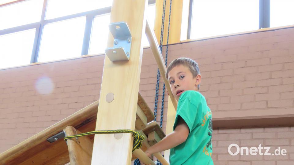 Klettern macht immer Spaß. ubb