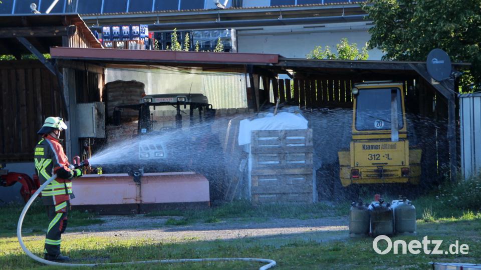 In Regensburg brannten mehrere Wohnwägen und Wohnmobile nieder. Alexander Auer