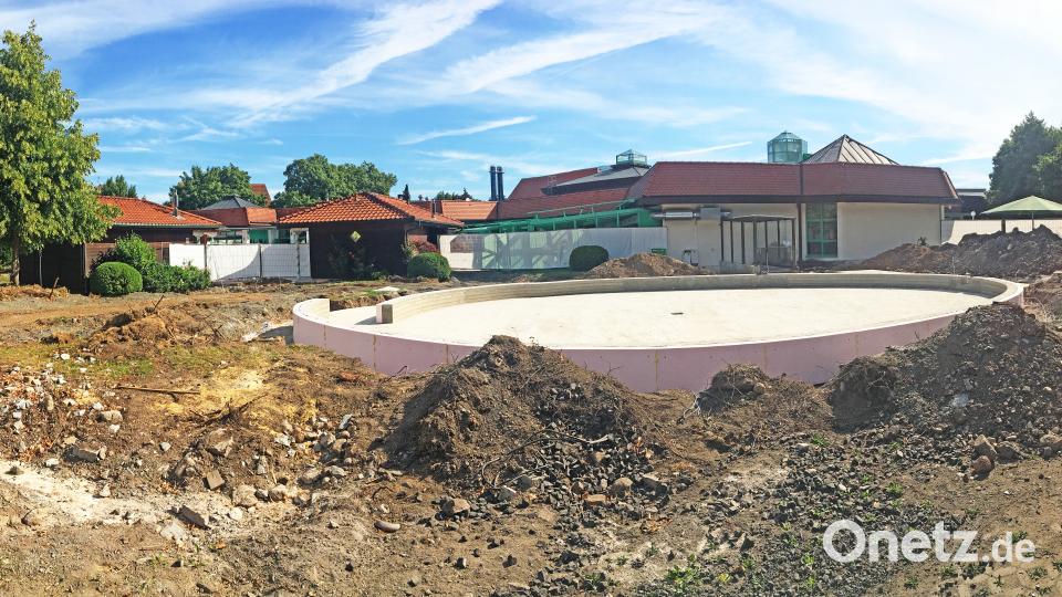 Der Saunagarten der Thermenwelt wird in Richtung Schweinenaab um 700 Quadratmeter vergrößert. Gabi Schönberger