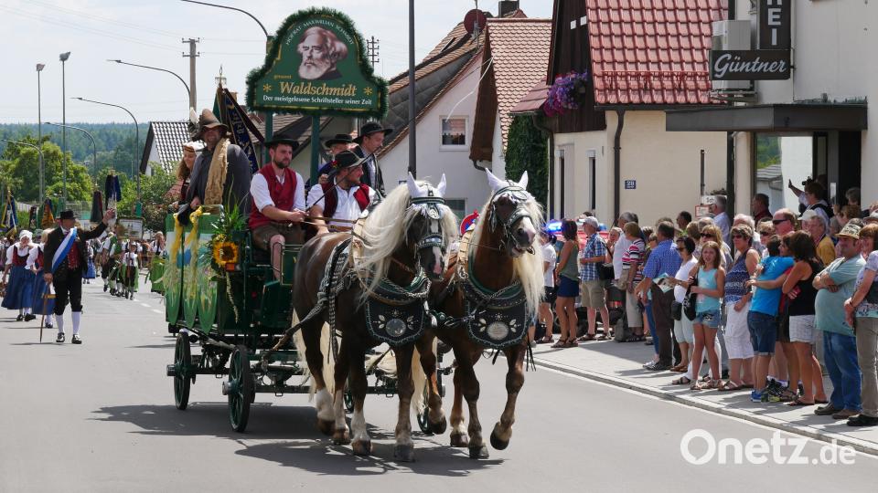 Am gestrigen Sonntag waren etwa 2000 Aktive von 140 Gruppen beim Festzug in Wiesau dabei. TR