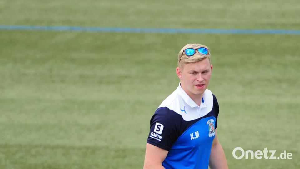 Auch die SVR Kicker machten sich warm. Hier anders als normal. brü