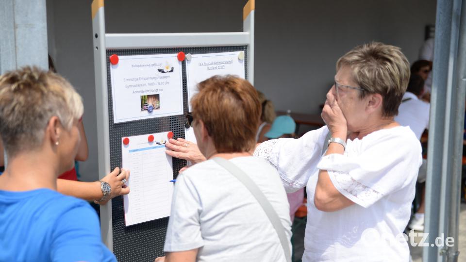 Ui, fünf Minuten Entspannungsmassage - und das gratis. brü