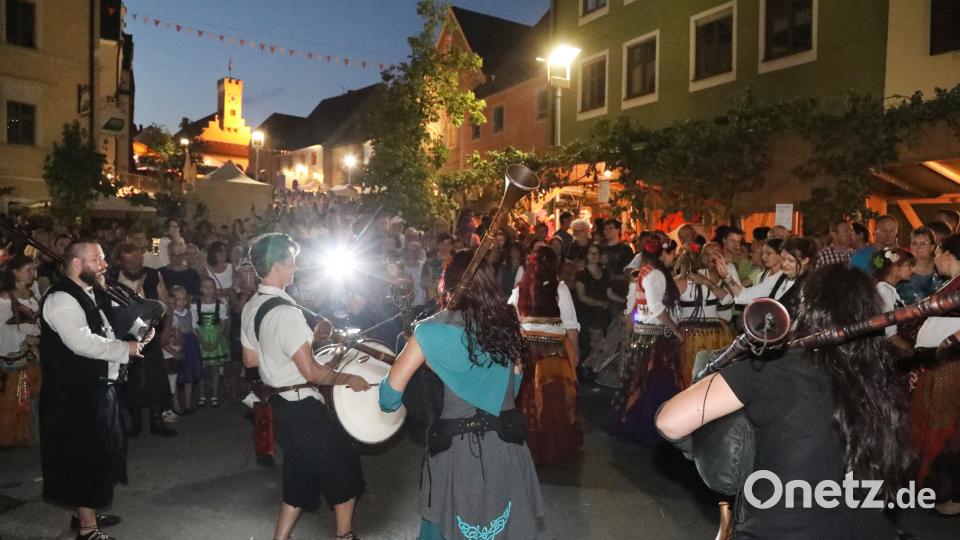 Mittelalterlicher Markt in Nabburg: Zehntausende zogen am Wochenende zurück ins Mittelalter bei idealen Wetterbedingungen. Götz, Gerhard
