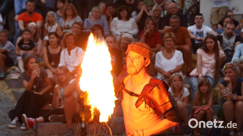 Mittelalterlicher Markt in Nabburg: Zehntausende zogen am Wochenende zurück ins Mittelalter bei idealen Wetterbedingungen. Götz, Gerhard
