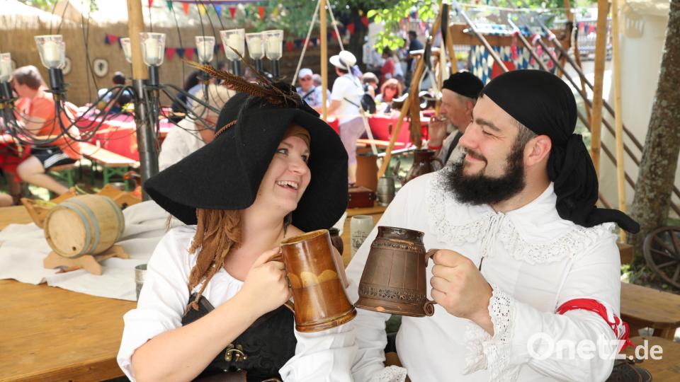 Mittelalterlicher Markt in Nabburg: Zehntausende zogen am Wochenende zurück ins Mittelalter bei idealen Wetterbedingungen. Götz, Gerhard
