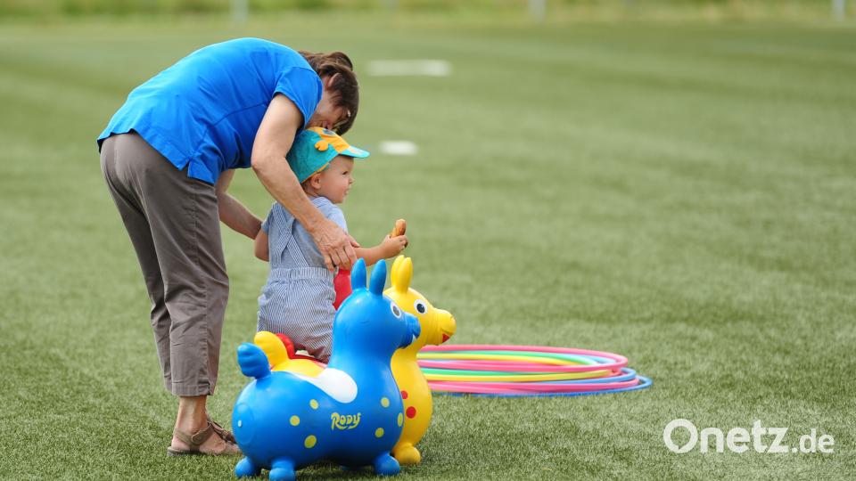 Auch die ganz Kleinen hatten ihren Spaß. brü