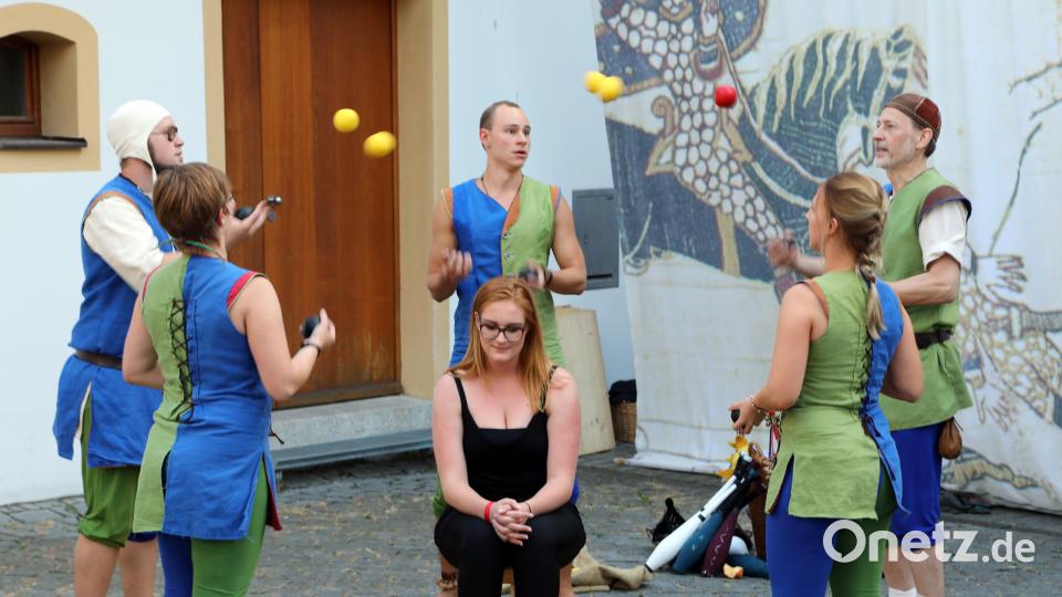 Mittelalterlicher Markt in Nabburg: Zehntausende zogen am Wochenende zurück ins Mittelalter bei idealen Wetterbedingungen. Götz, Gerhard