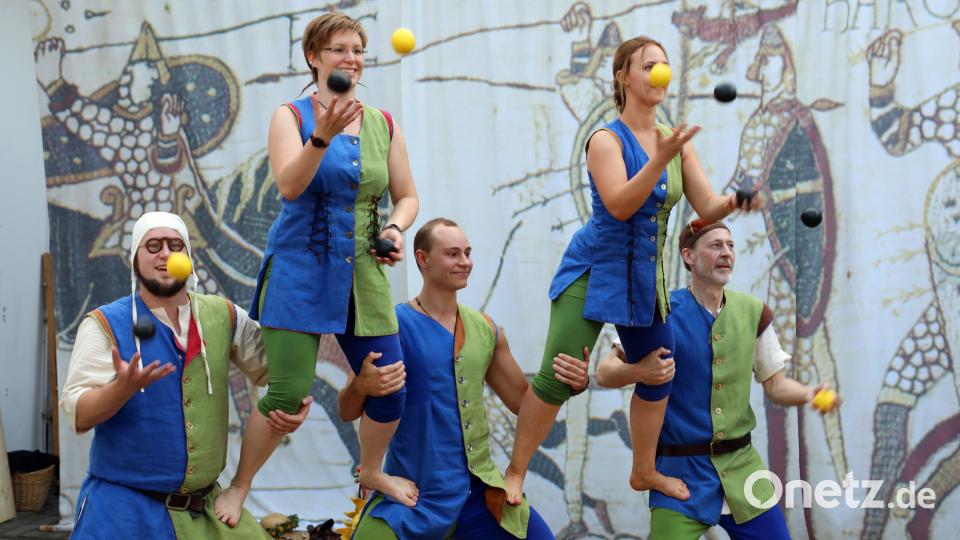 Mittelalterlicher Markt in Nabburg: Zehntausende zogen am Wochenende zurück ins Mittelalter bei idealen Wetterbedingungen. Götz, Gerhard