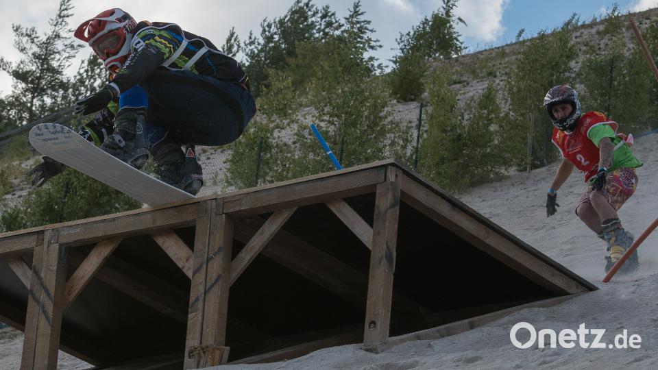 Sieger des Boardercross Manuel Ries aus Freudenberg. chl