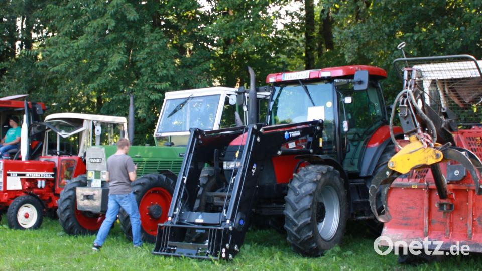 Die vielen Bulldogs, vom Oldtimer bis zum neuesten Traktor, die von den vielen Besuchern bestaunt wurden. lk