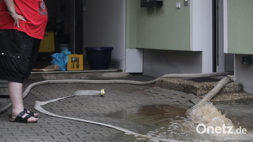 Starkregen bei Amberg Wolfgang Steinbacher