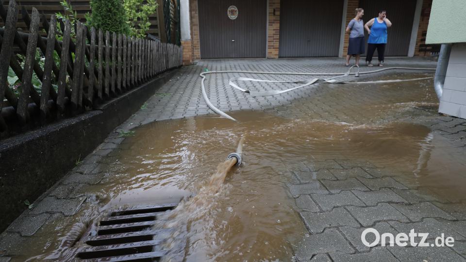 Starkregen bei Amberg Wolfgang Steinbacher