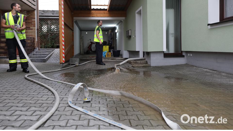 Starkregen bei Amberg Wolfgang Steinbacher