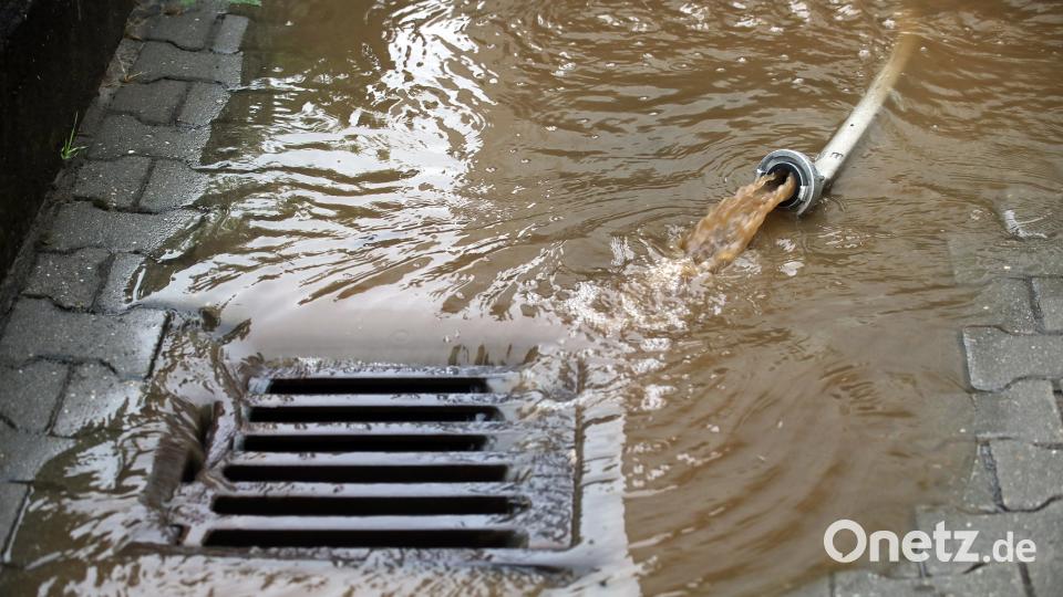 Starkregen bei Amberg Wolfgang Steinbacher