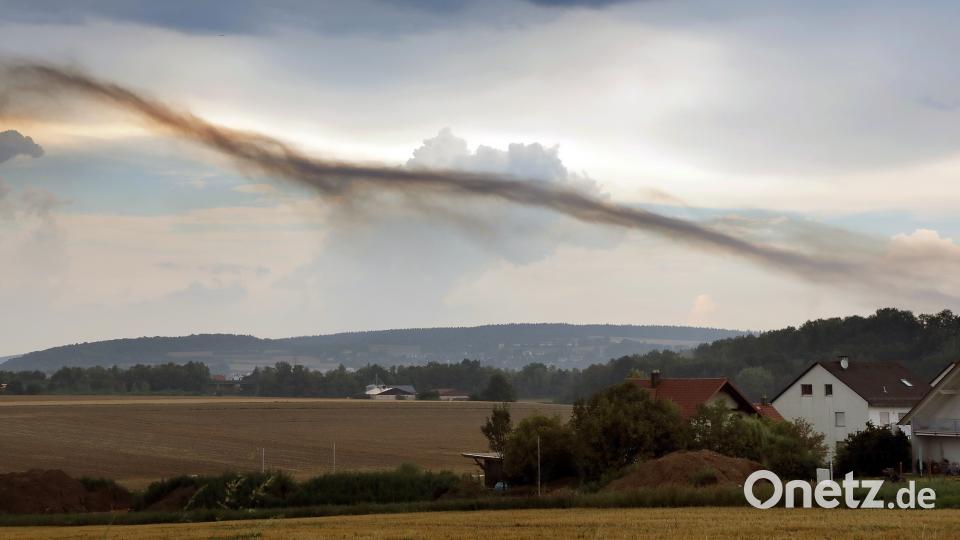 Starkregen bei Amberg Wolfgang Steinbacher