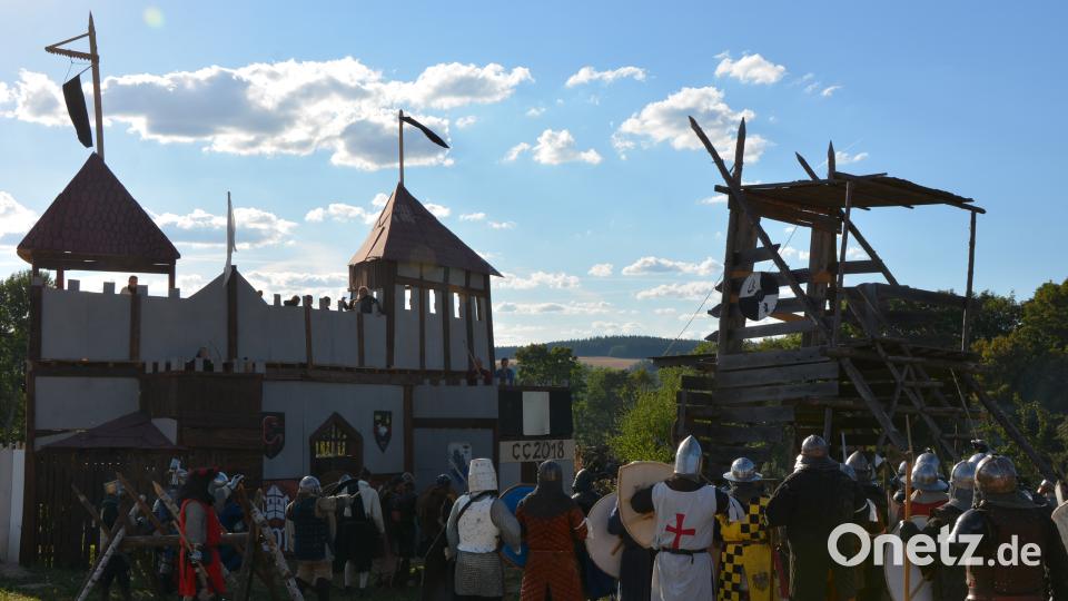 Kampf um die Burg des Markgrafen. jr