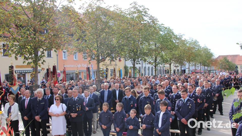 Imposante Kulisse am Marktplatz. kro