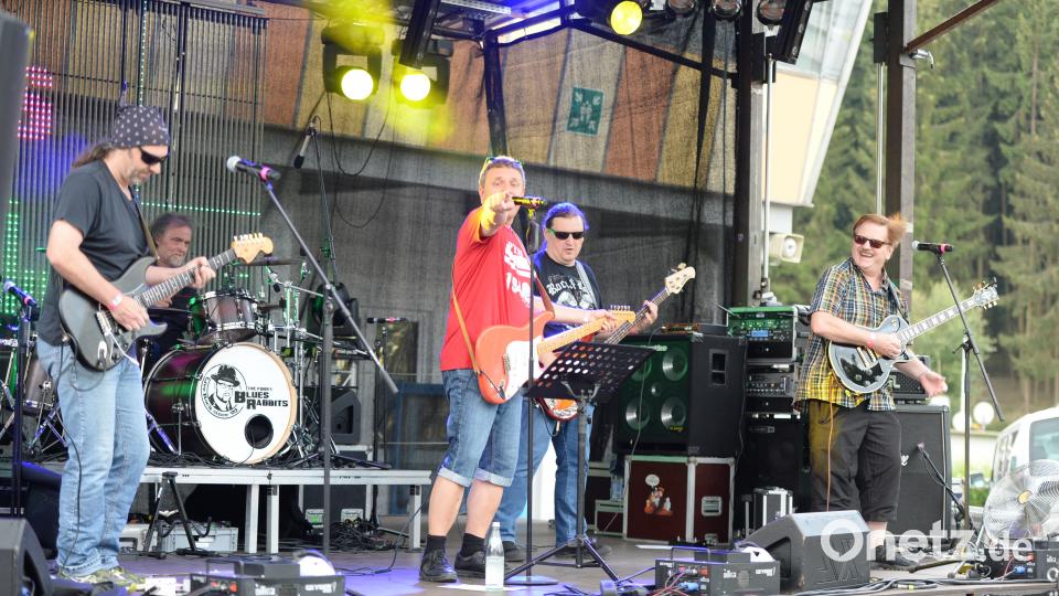 Der Ernst des Lebens auf der Bühne der Beachparty 2018. brü