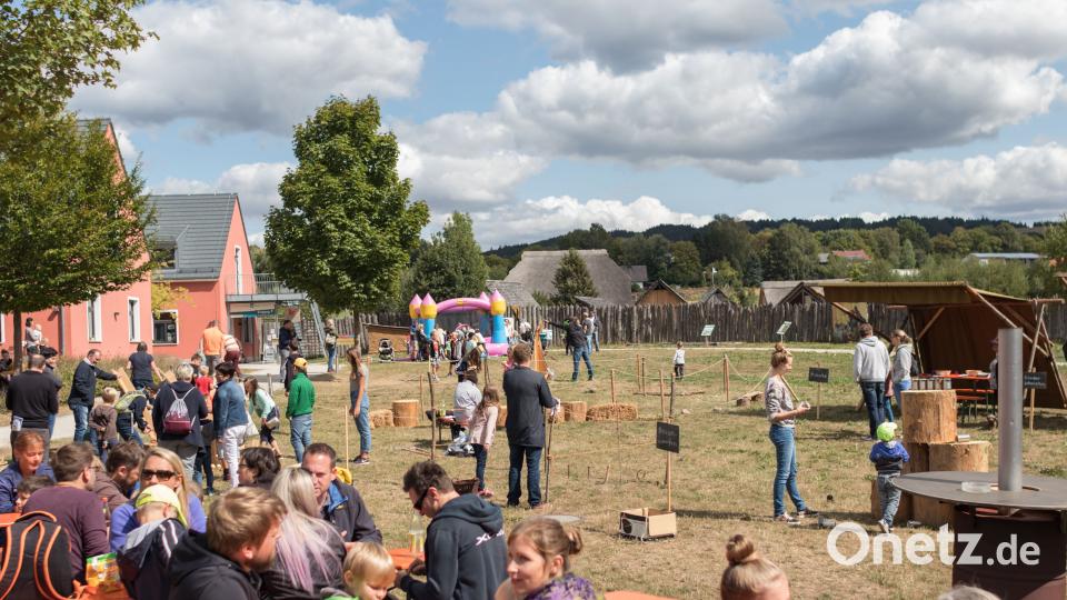 Gäste von nah und fern lockte das Kinder- und Familienfest an den Geschichtspark nach Bärnau. Bild: dtr