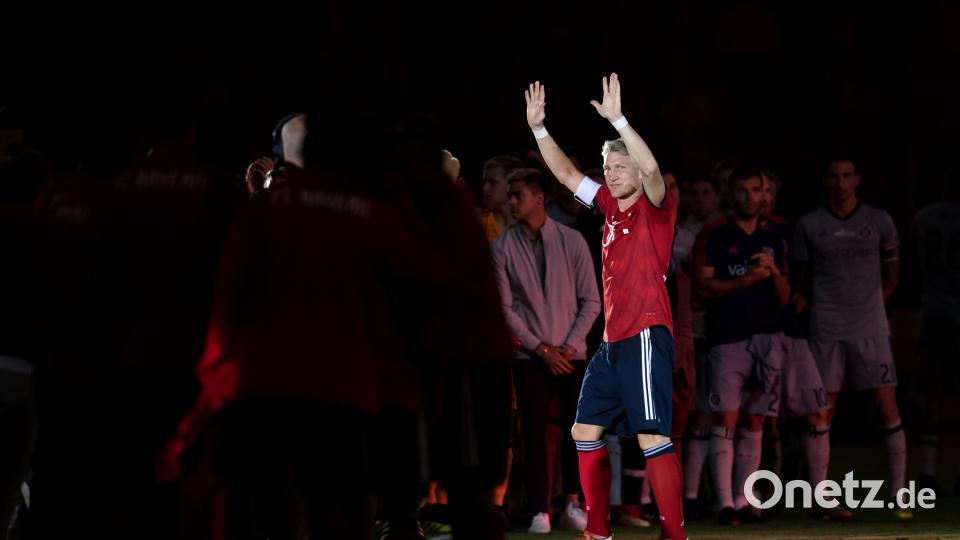 Abschied von Bastian Schweinsteiger. Bild: Sven Hoppe/dpa