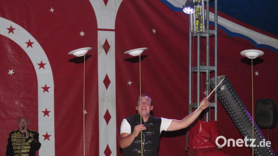 Zirkus Henry gastiert in Tirschenreuth. Bild: ubb
