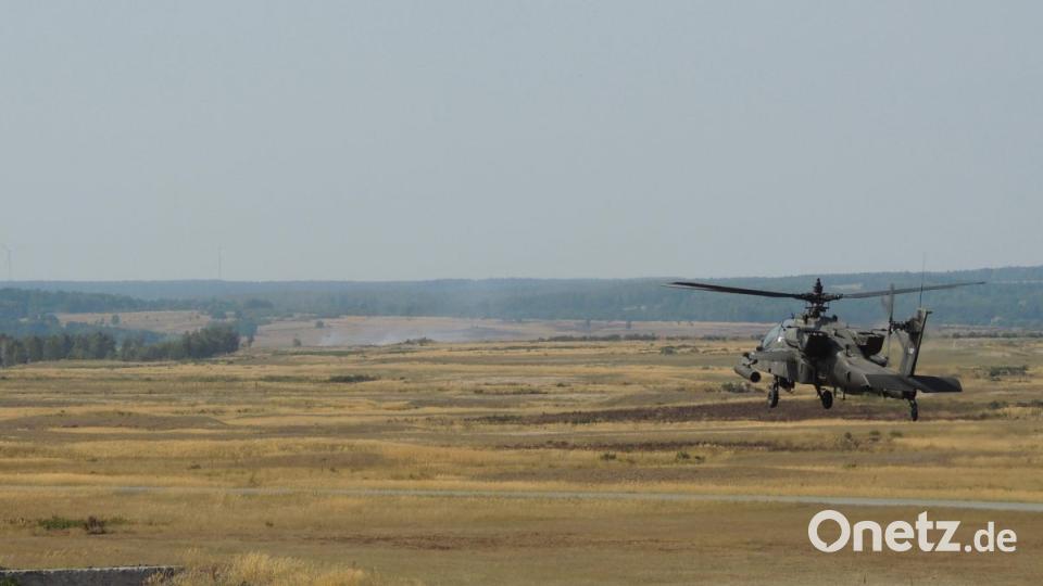 Übung auf dem Truppenübungsplatz. Bild: mor