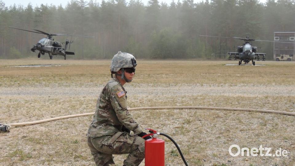 Übung auf dem Truppenübungsplatz. Bild: mor