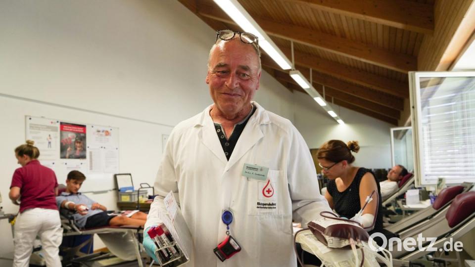 Der BRK-Blutspendedienst steckt im Sommerloch. Täglich fehlen fünf bis zehn Prozent an Blutkonserven Bild: Lukas Meister