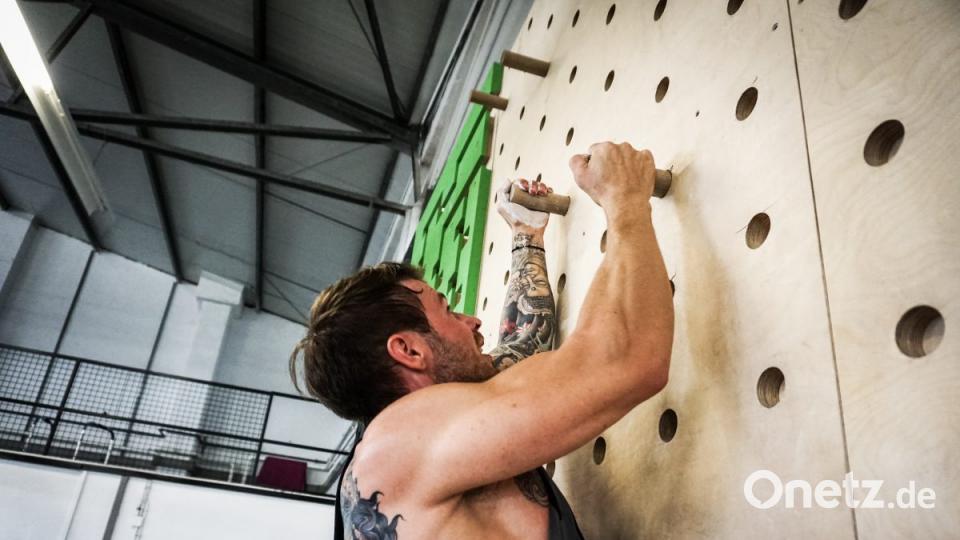 &quot;Wenn du ein schweres Hindernis schaffst, ist das ein richtig geiles Gefühl&quot;, sagt der Amberger &quot;Ninja Warrior&quot;. Bild: jut