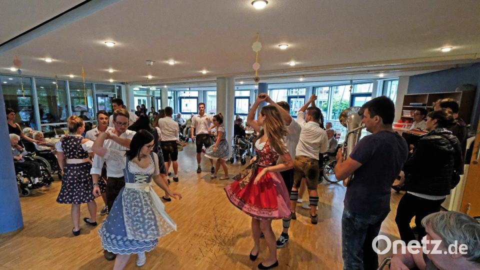 Auftritt im Seniorenheim Bild: twi