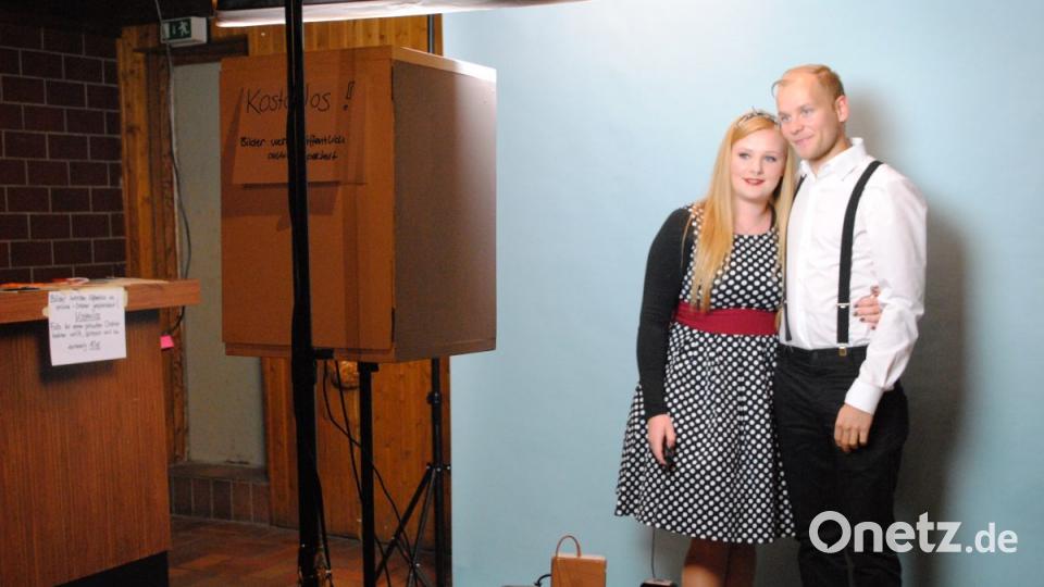 Die Fotobox produzierte Erinnerungsfotos Bild: gag