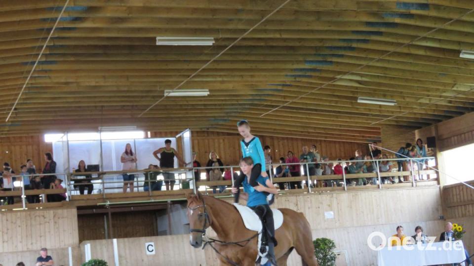 Der RFG Marktredwitz hat auch einige Jungs in der Reitgruppe. Bild: ubb