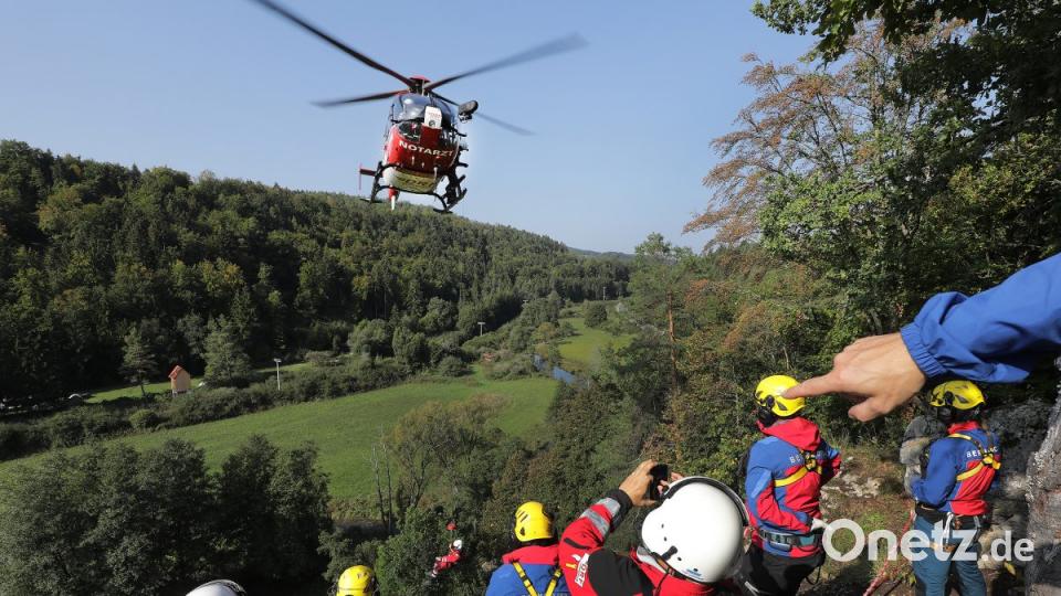 Einsatzübung BRK-Bergwacht Bild: Wolfgang Steinbacher
