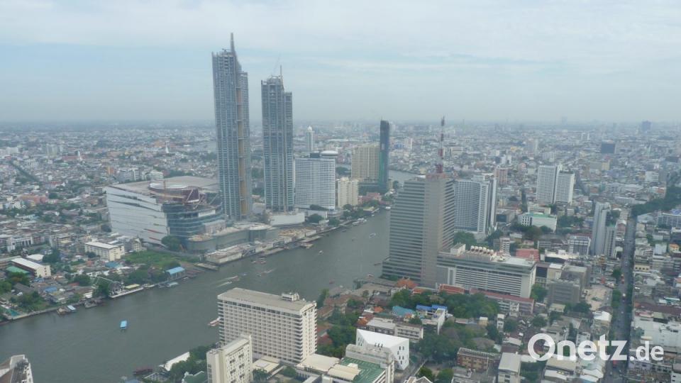 Der Chao Phraya ist die Lebensader der Hauptstadt. Bis zu 400 Meter breit ist der "Fluss der Könige" hier. Bild: bz