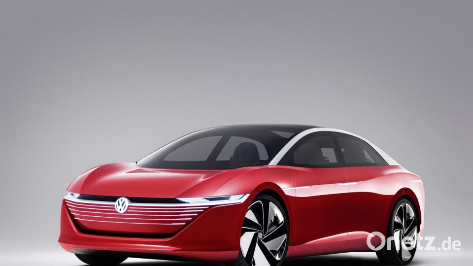 Mit dem avantgardistischen Vizzion öffnet Volkswagen ein Fenster in die Zukunft der Limousinen. Bild: VW