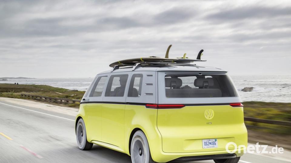 Der DNA des Bulli folgt das Design Null-Emisson-Vans, der in den USA wohl Microbus heißen wird. Bild: VW