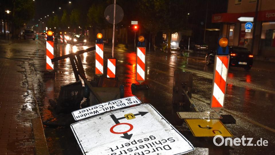 Sturmtief &quot;Fabienne&quot; hat in Weiden und dem Landkreis Neustadt massive Schäden angerichtet. Bild: mte