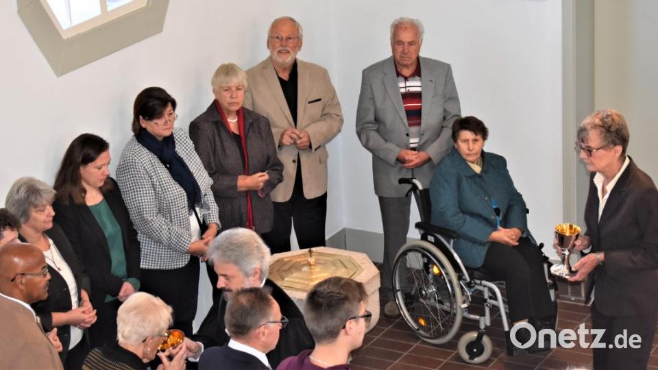 Nach einjähriger Generalsanierung wurde die evangelische Michaelskirche feierlich wieder eingeweiht. Bild: rgr