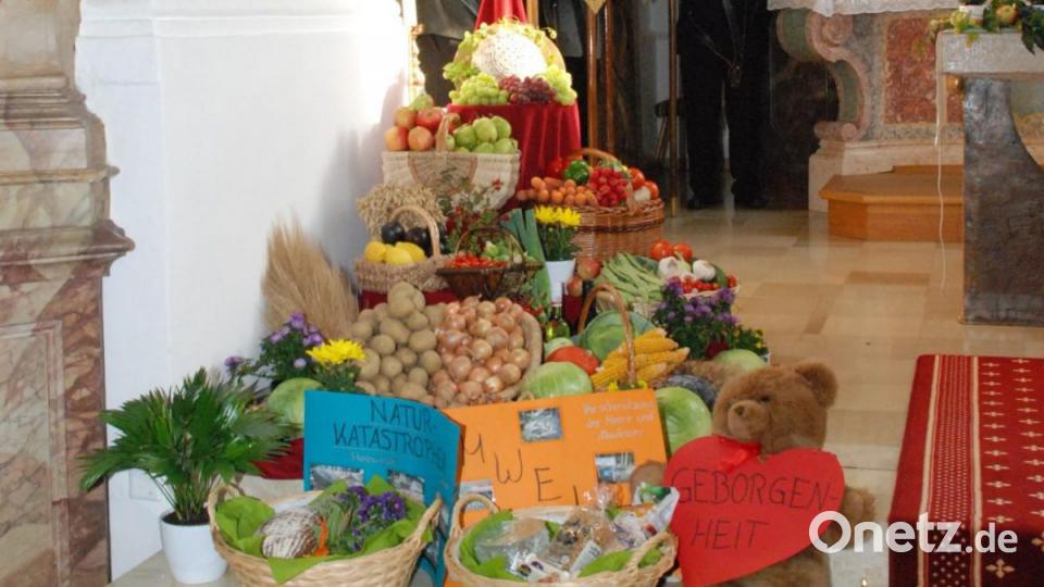 Erntedank im Landkreis Amberg-Sulzbach: St. Ägidius Aschach Bild: sche