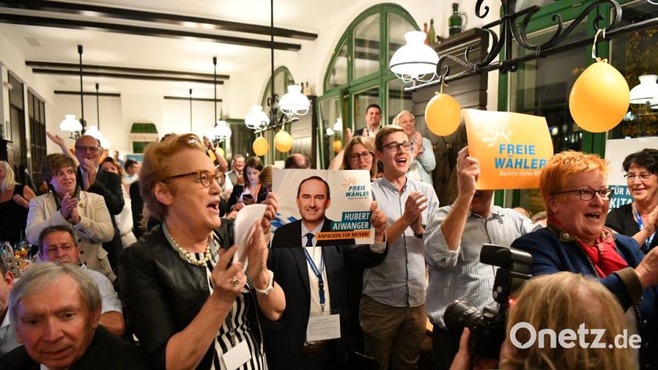 Feierstimmung bei den Freien Wählern Lino Mirgeler/dpa