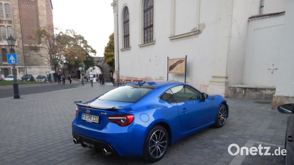 Mit dem Subarau BRZ in Budapest Bild: Michael Ascherl