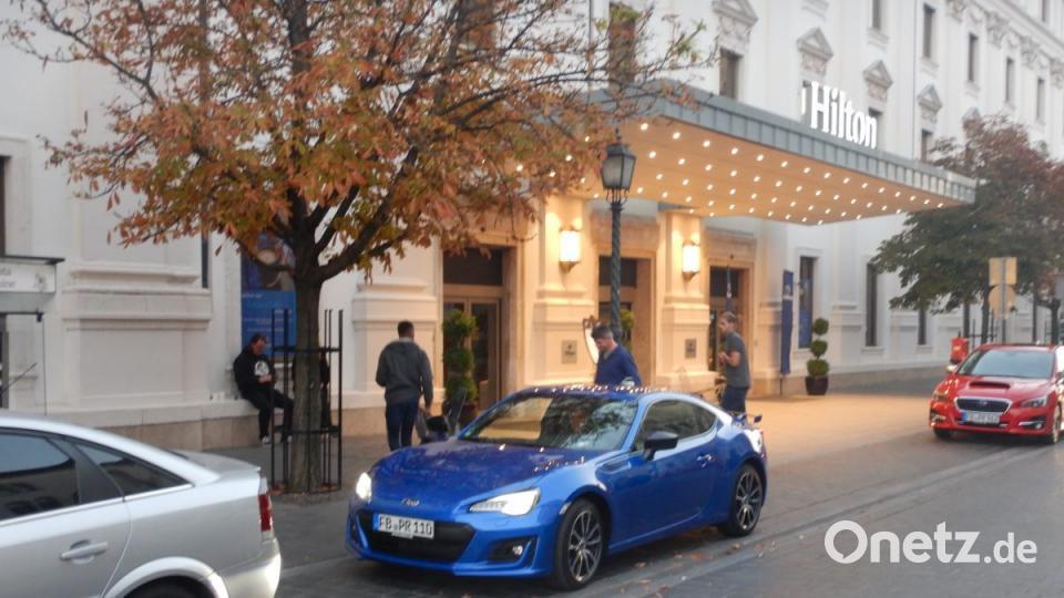 Mit dem Subarau BRZ in Budapest Bild: Michael Ascherl