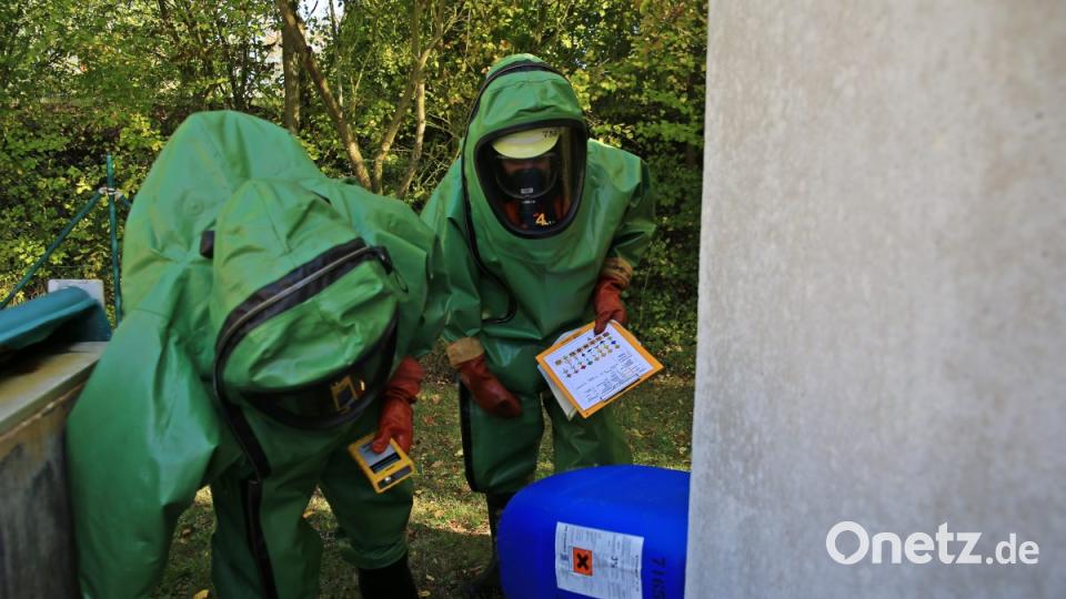 Auf diesem Behälter waren wichtige Daten die es galt weiterzugeben. Bild: egl